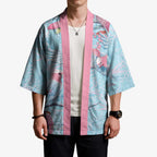 Galah Birds Australia Baby Blue & Pink Kimono - Aussie Hoodie