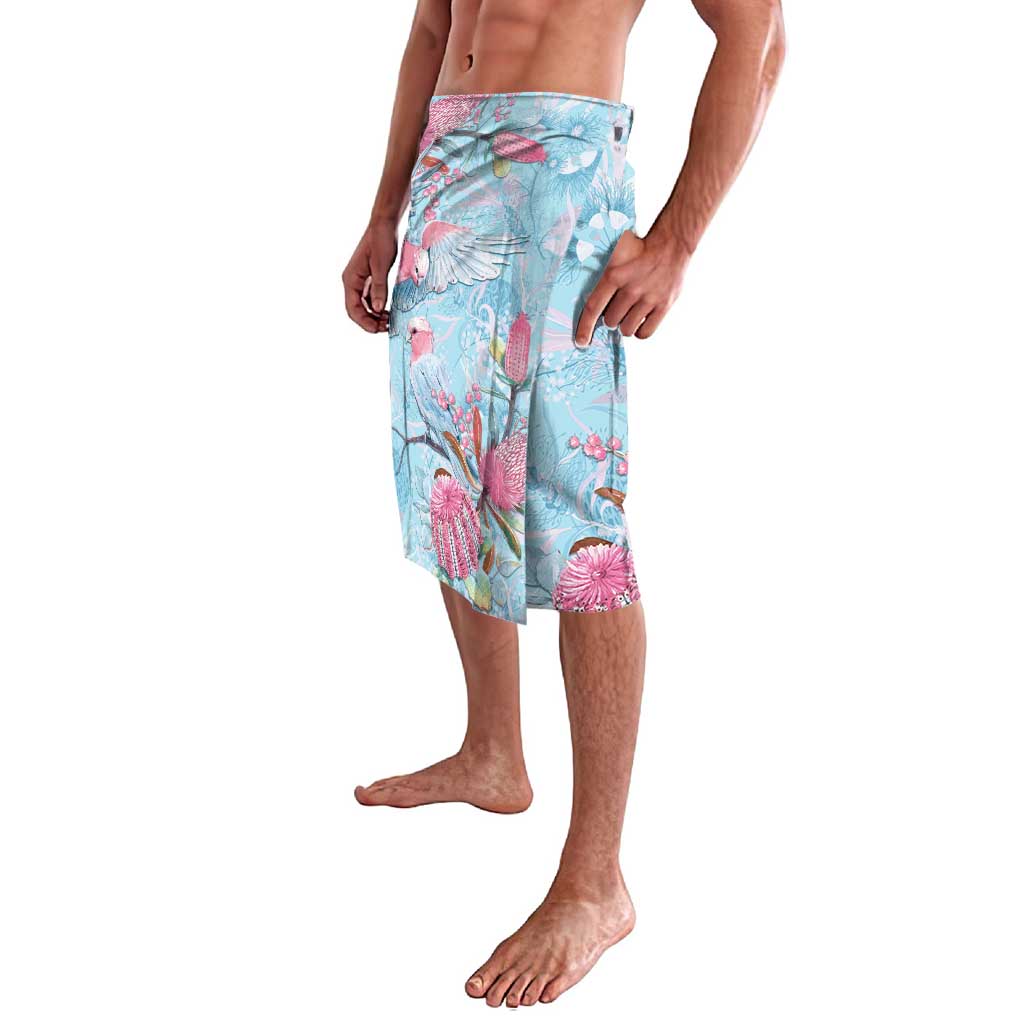 Galah Birds Australia Baby Blue & Pink Lavalava - Aussie Hoodie