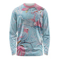 Galah Birds Australia Baby Blue & Pink Long Sleeve Shirt - Aussie Hoodie