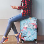 Galah Birds Australia Baby Blue & Pink Luggage Cover - Aussie Hoodie