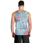 Galah Birds Australia Baby Blue & Pink Men Tank Top - Aussie Hoodie