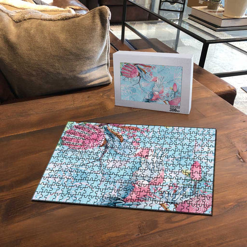 Galah Birds Australia Baby Blue & Pink Puzzle - Aussie Hoodie