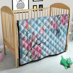 Galah Birds Australia Baby Blue & Pink Quilt - Aussie Hoodie
