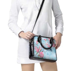 Galah Birds Australia Baby Blue & Pink Shoulder Handbag - Aussie Hoodie