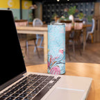 Galah Birds Australia Baby Blue & Pink Skinny Tumbler - Aussie Hoodie