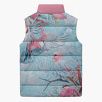 Galah Birds Australia Baby Blue & Pink Sleeveless Puffer Jacket - Aussie Hoodie