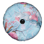 Galah Birds Australia Baby Blue & Pink Spare Tire Cover - Aussie Hoodie