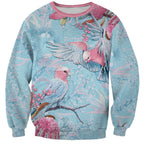 Galah Birds Australia Baby Blue & Pink Sweatshirt - Aussie Hoodie