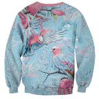 Galah Birds Australia Baby Blue & Pink Sweatshirt - Aussie Hoodie