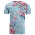 Galah Birds Australia Baby Blue & Pink T Shirt - Aussie Hoodie