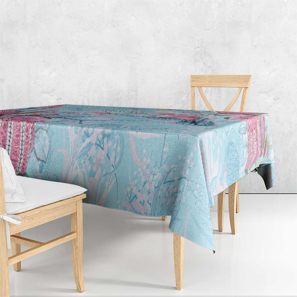 Galah Birds Australia Baby Blue & Pink Tablecloth - Aussie Hoodie