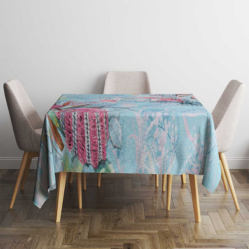 Galah Birds Australia Baby Blue & Pink Tablecloth - Aussie Hoodie