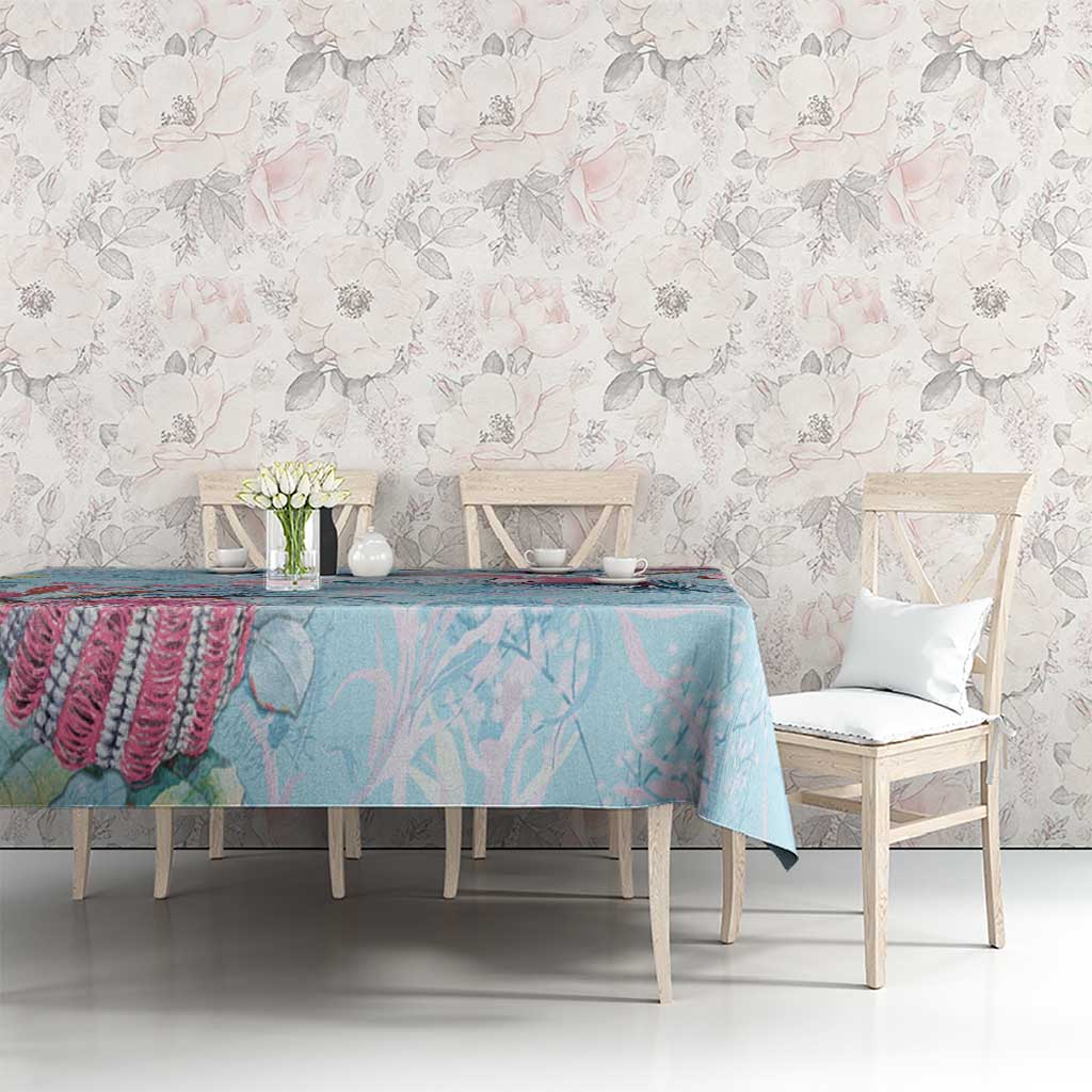 Galah Birds Australia Baby Blue & Pink Tablecloth - Aussie Hoodie