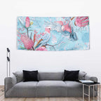 Galah Birds Australia Baby Blue & Pink Tapestry - Aussie Hoodie