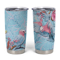 Galah Birds Australia Baby Blue & Pink Tumbler Cup - Aussie Hoodie