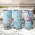 Galah Birds Australia Baby Blue & Pink Tumbler Cup - Aussie Hoodie