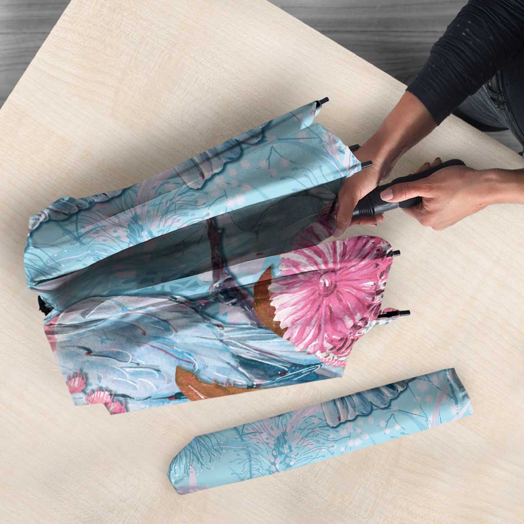Galah Birds Australia Baby Blue & Pink Umbrella - Aussie Hoodie