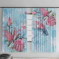 Galah Birds Australia Baby Blue & Pink Window Curtain - Aussie Hoodie