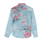 Galah Birds Australia Baby Blue & Pink Women Casual Shirt - Aussie Hoodie