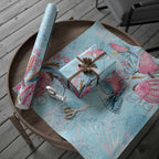 Galah Birds Australia Baby Blue & Pink Wrapping Paper