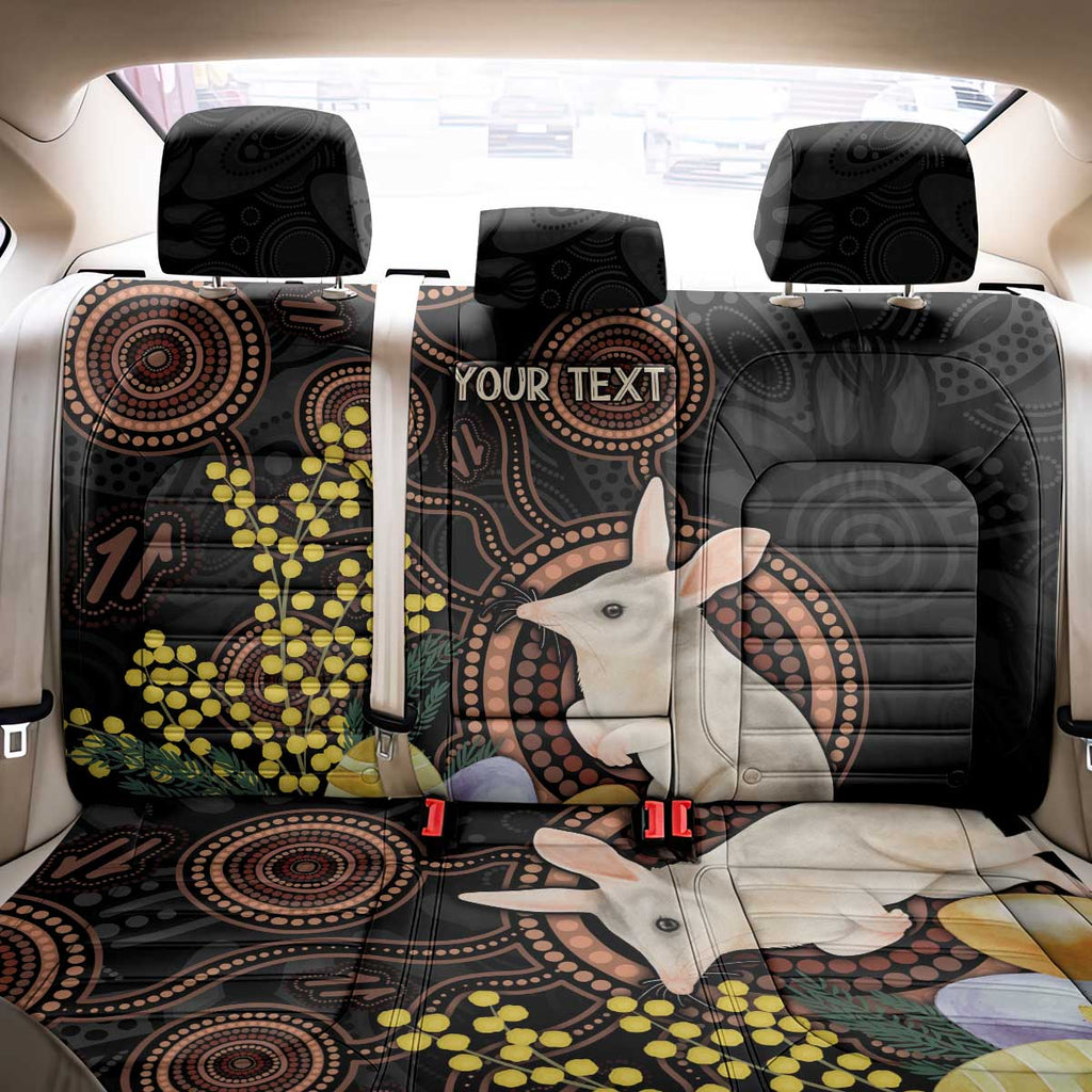 Australia Easter Indigenous Personalized Back Car Seat Cover Cute Easter Bilby