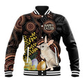 Australia Easter Indigenous Personalized Baseball Jacket Cute Easter Bilby