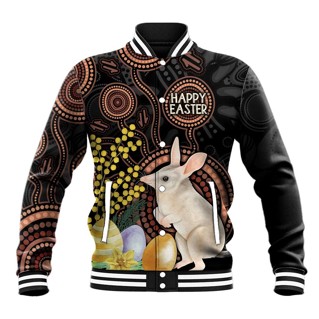 Australia Easter Indigenous Personalized Baseball Jacket Cute Easter Bilby