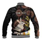 Australia Easter Indigenous Personalized Baseball Jacket Cute Easter Bilby