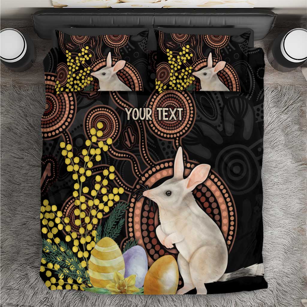 Australia Easter Indigenous Personalized Bedding Set Cute Easter Bilby