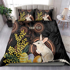 Australia Easter Indigenous Personalized Bedding Set Cute Easter Bilby