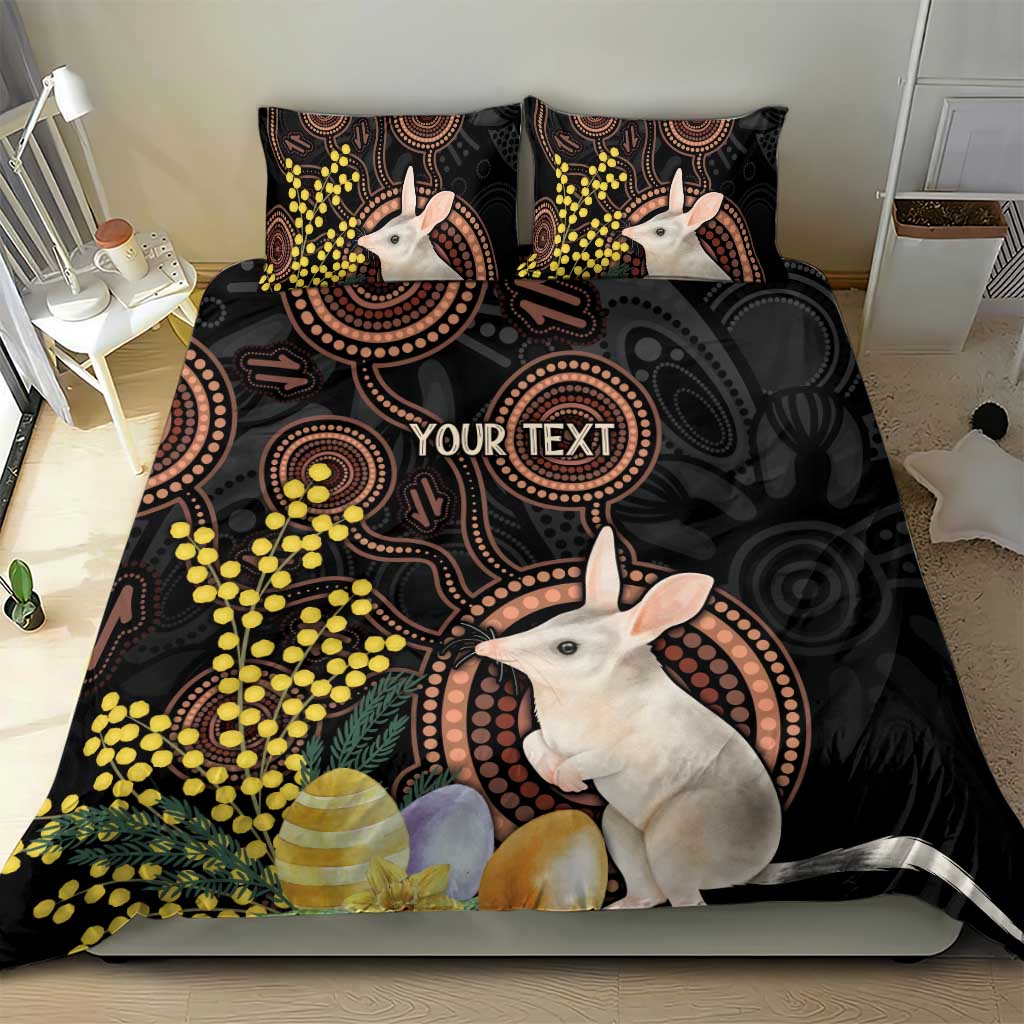 Australia Easter Indigenous Personalized Bedding Set Cute Easter Bilby