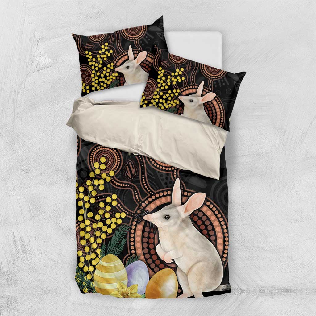 Australia Easter Indigenous Personalized Bedding Set Cute Easter Bilby
