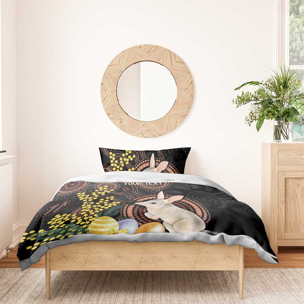 Australia Easter Indigenous Personalized Bedding Set Cute Easter Bilby