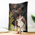 Australia Easter Indigenous Personalized Blanket Cute Easter Bilby