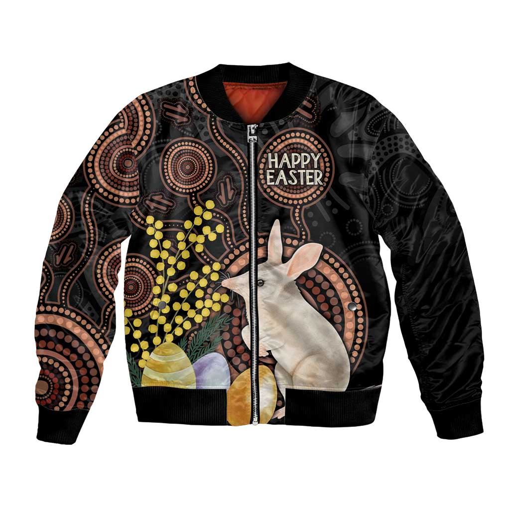 Australia Easter Indigenous Personalized Bomber Jacket Cute Easter Bilby