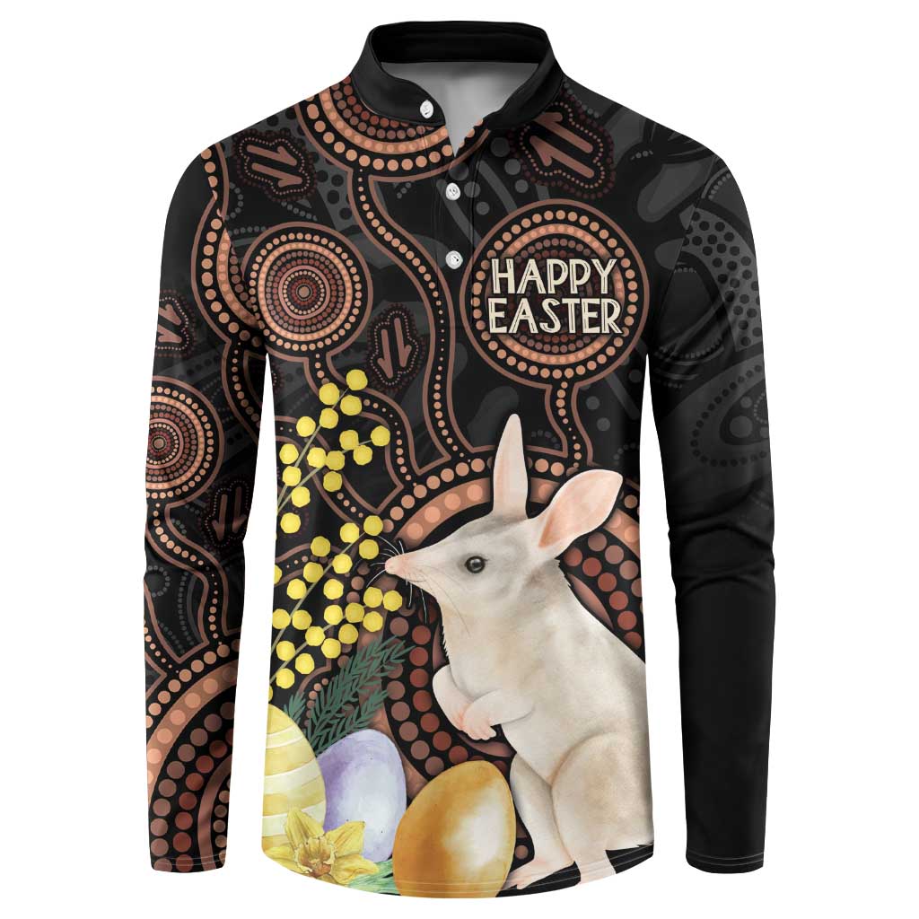 Australia Easter Indigenous Personalized Button Sweatshirt Cute Easter Bilby