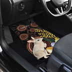 Australia Easter Indigenous Personalized Car Mats Cute Easter Bilby