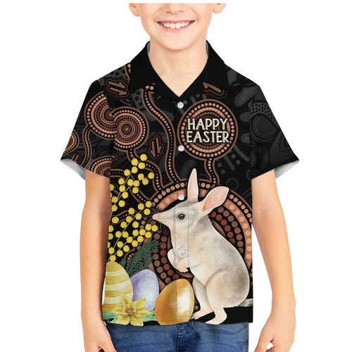 Australia Easter Indigenous Personalized Family Matching Mermaid Dress and Hawaiian Shirt Cute Easter Bilby
