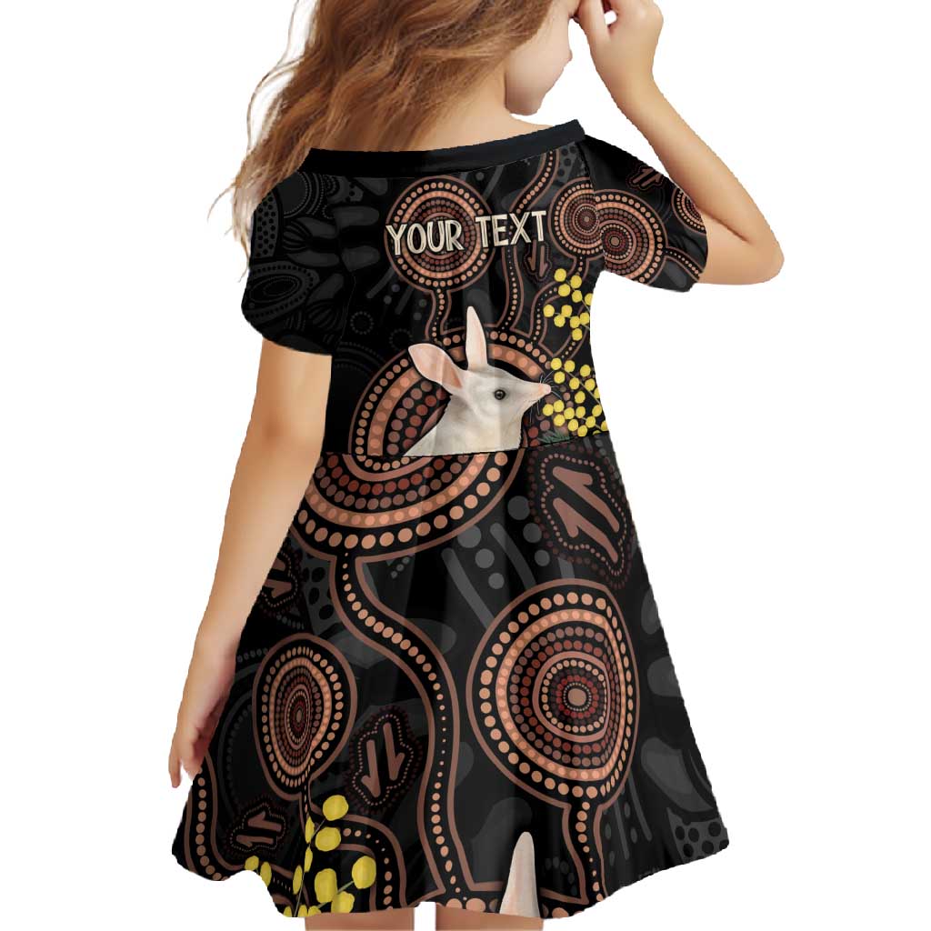 Australia Easter Indigenous Personalized Family Matching Summer Maxi Dress and Hawaiian Shirt Cute Easter Bilby