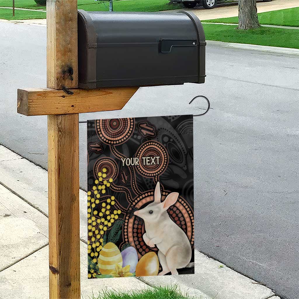 Australia Easter Indigenous Personalized Garden Flag Cute Easter Bilby