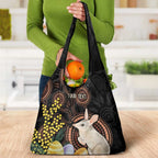 Australia Easter Indigenous Personalized Grocery Bag Cute Easter Bilby