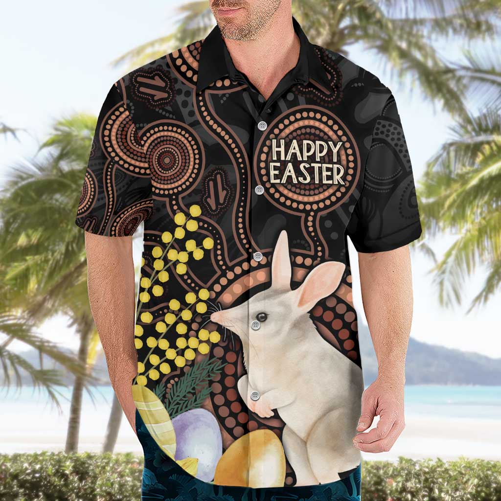 Australia Easter Indigenous Personalized Hawaiian Shirt Cute Easter Bilby