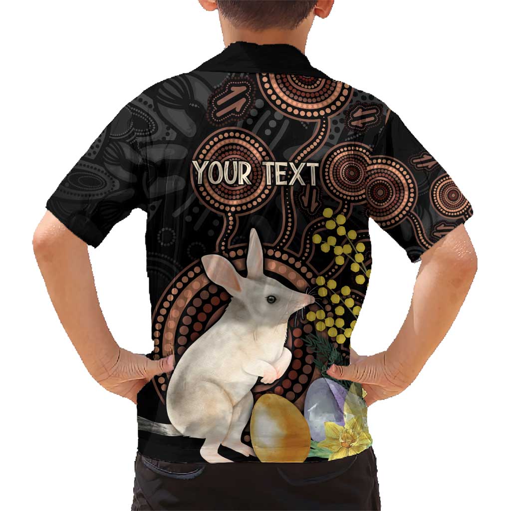 Australia Easter Indigenous Personalized Hawaiian Shirt Cute Easter Bilby