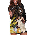 Australia Easter Indigenous Personalized Hoodie Dress Cute Easter Bilby