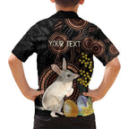 Australia Easter Indigenous Personalized Kid Hawaiian Shirt Cute Easter Bilby