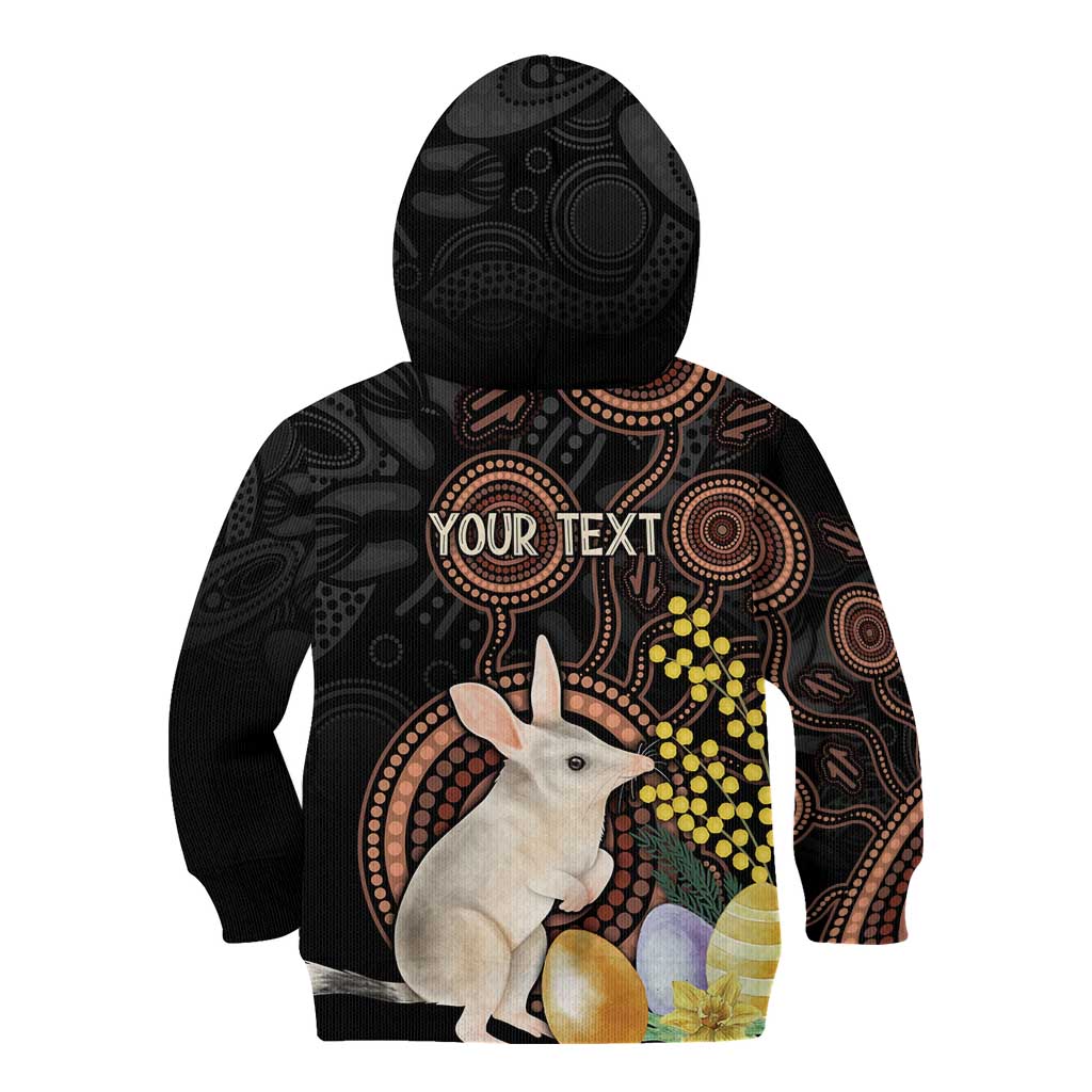 Australia Easter Indigenous Personalized Kid Hoodie Cute Easter Bilby