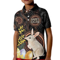 Australia Easter Indigenous Personalized Kid Polo Shirt Cute Easter Bilby
