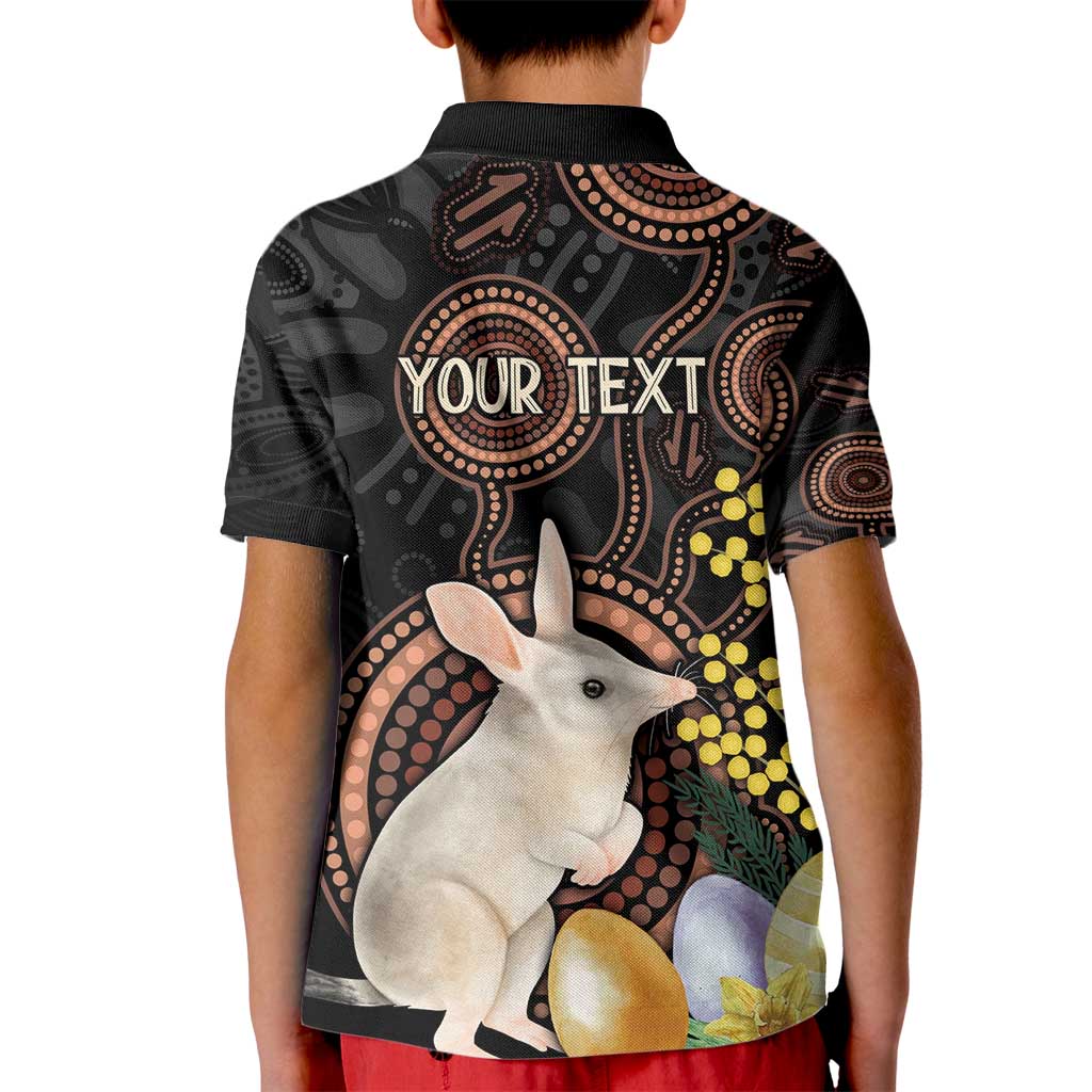 Australia Easter Indigenous Personalized Kid Polo Shirt Cute Easter Bilby