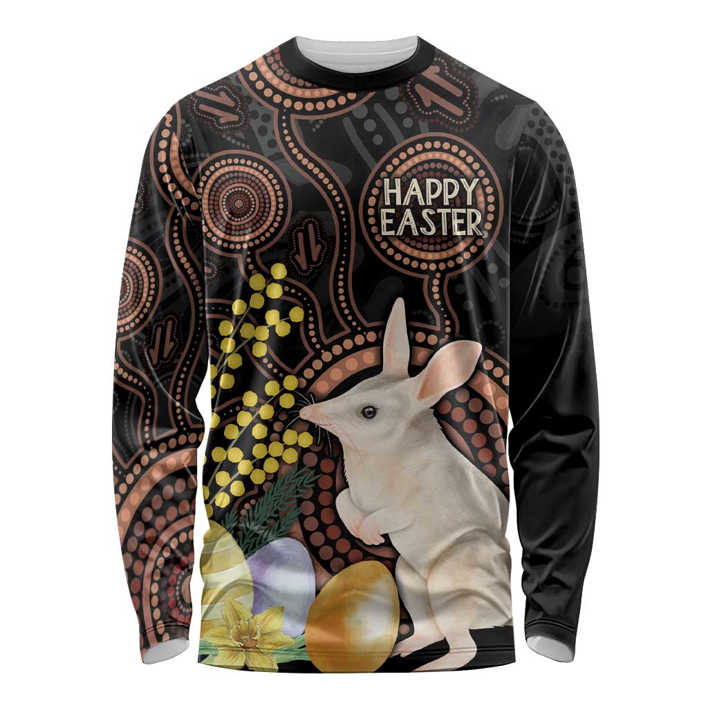 Australia Easter Indigenous Personalized Long Sleeve Shirt Cute Easter Bilby