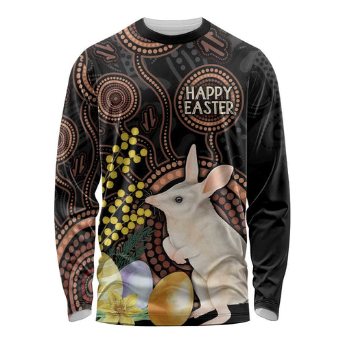 Australia Easter Indigenous Personalized Long Sleeve Shirt Cute Easter Bilby